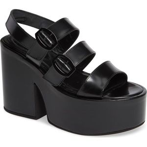 SOLD ON EBAY Simone Rocha Platform Leather Sandal